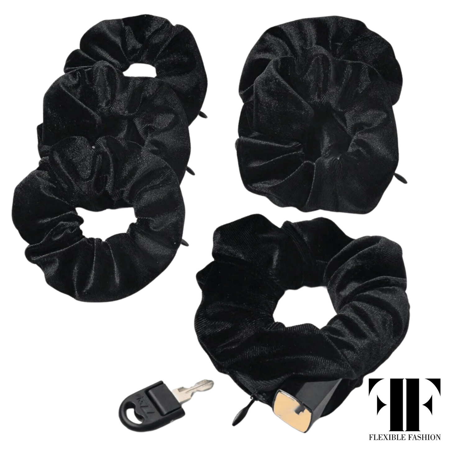 Scrunchies - Velour zip