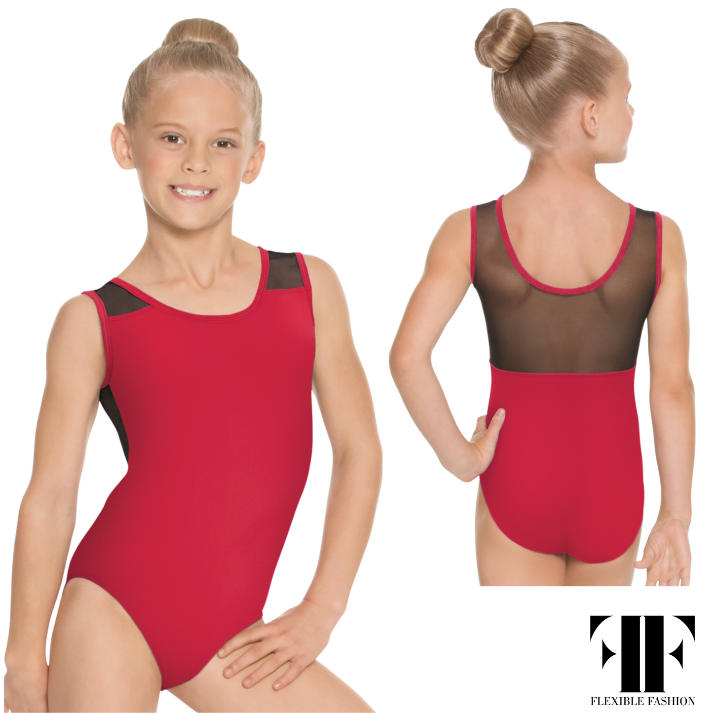 Mesh back leotard
