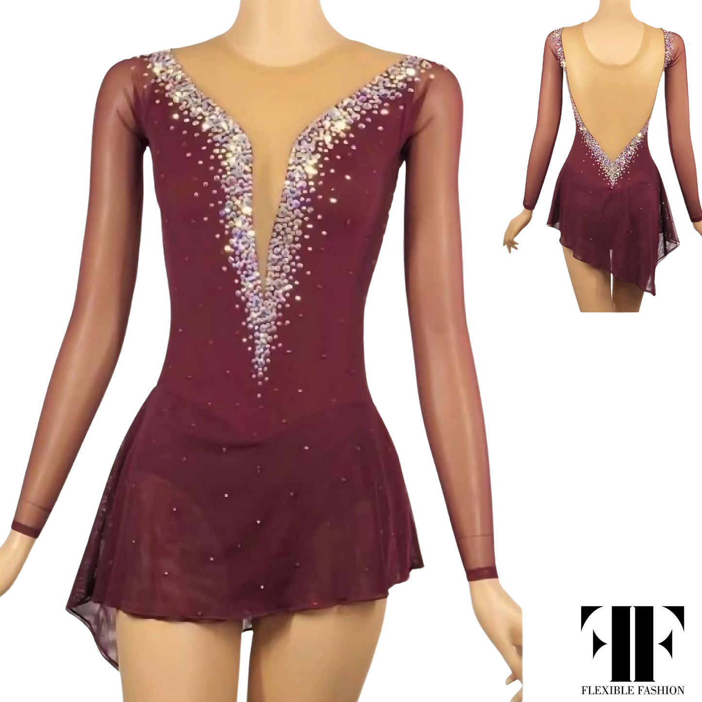 Maroon dream leotard
