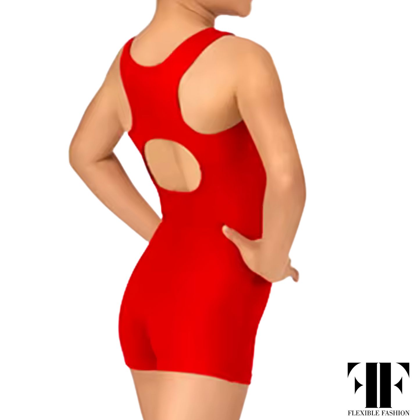 Racerback unitard