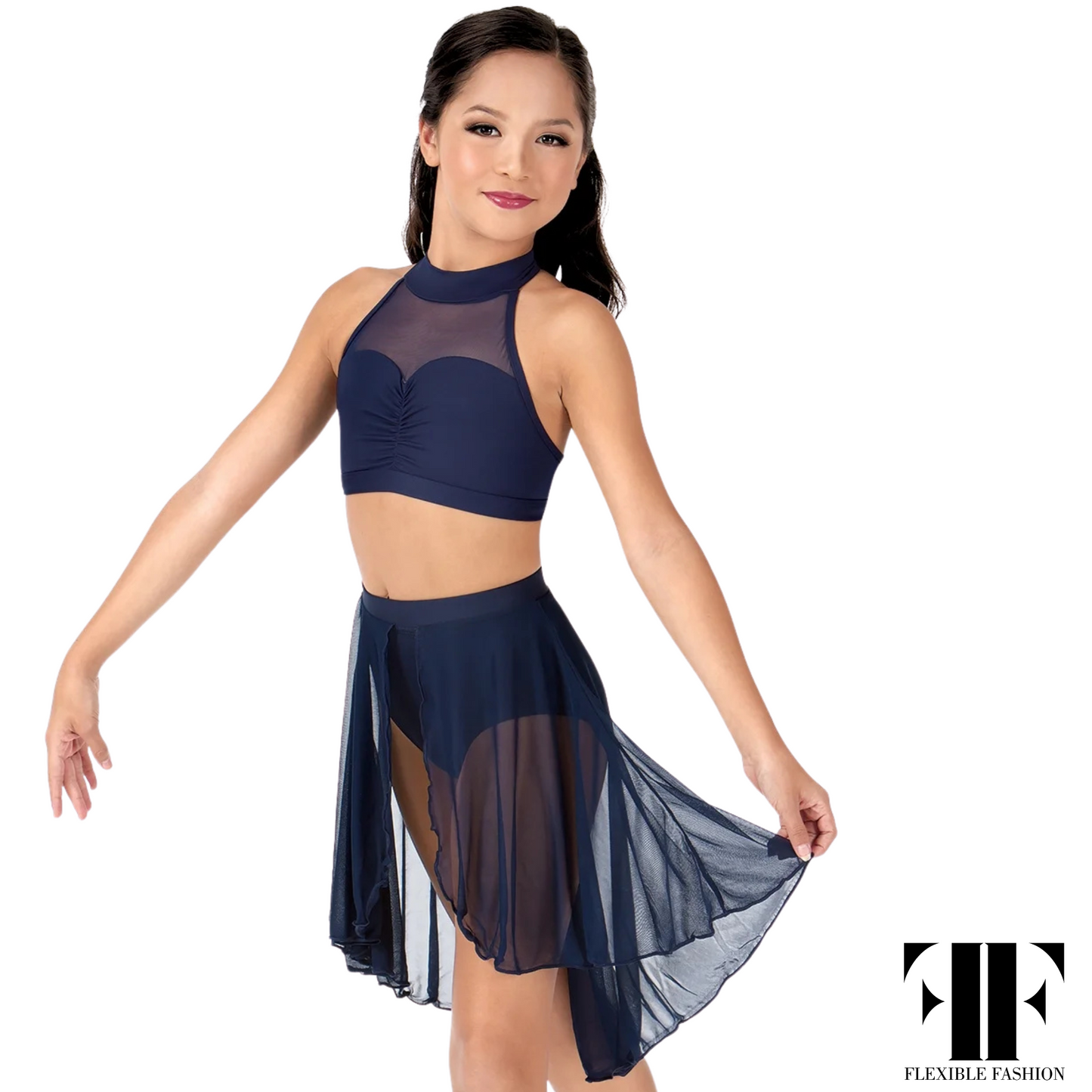 Navy-ness leotard