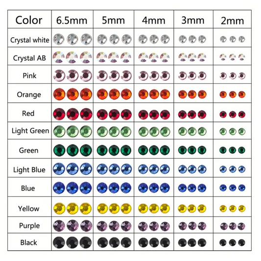 Rhinestone set - Colour