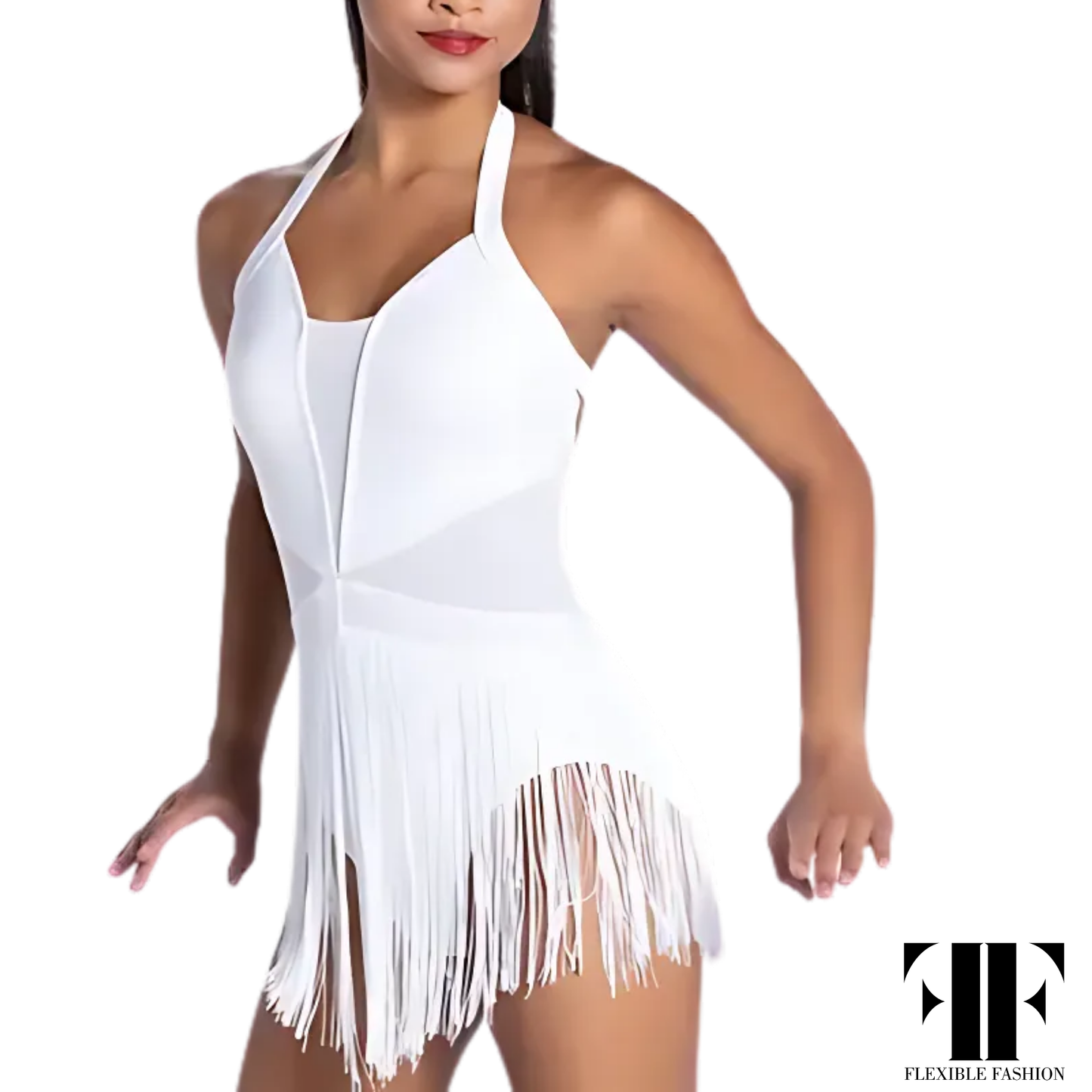 Fab fringe leotard