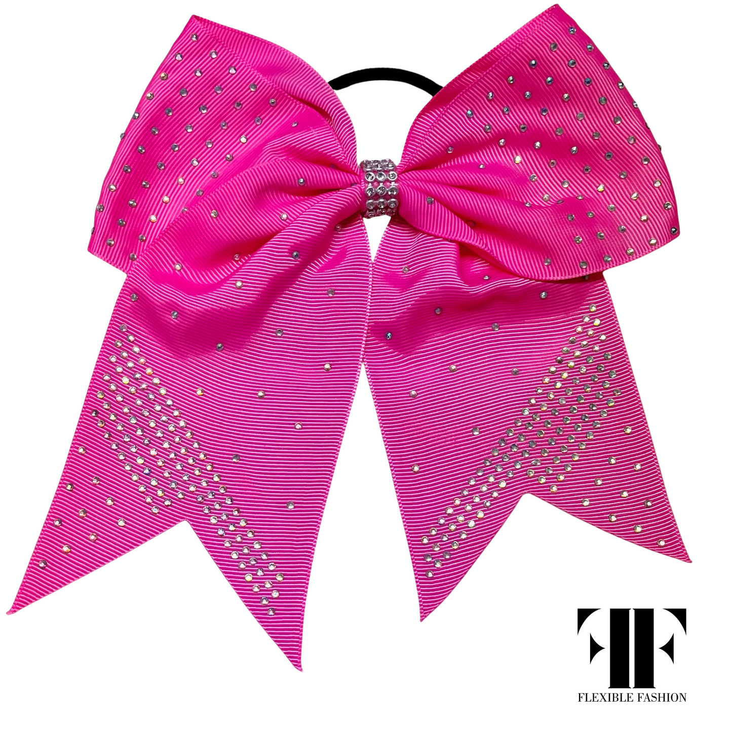 Star rhinestone bows - Large