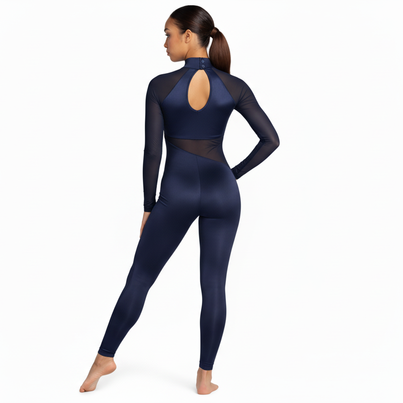 Long mesh unitard