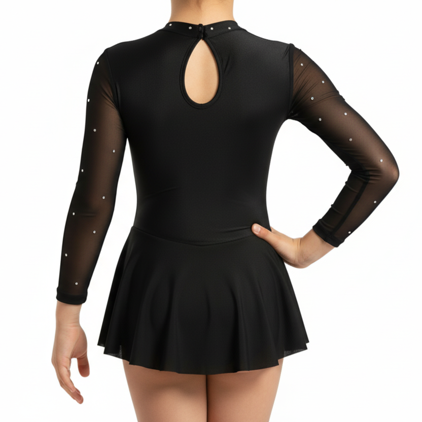 Mesh sleeve Rhythmic leotard