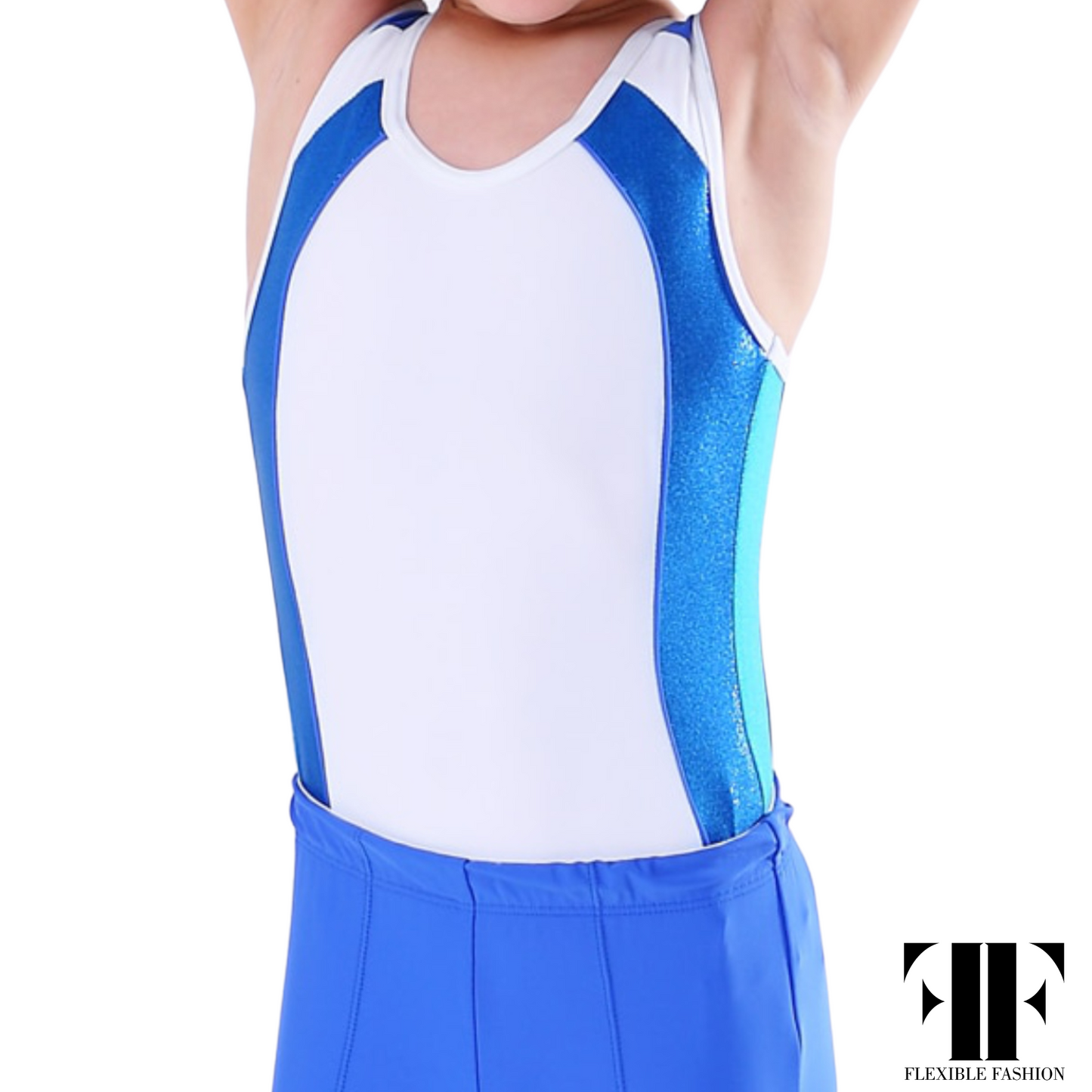 Snow blue leotard