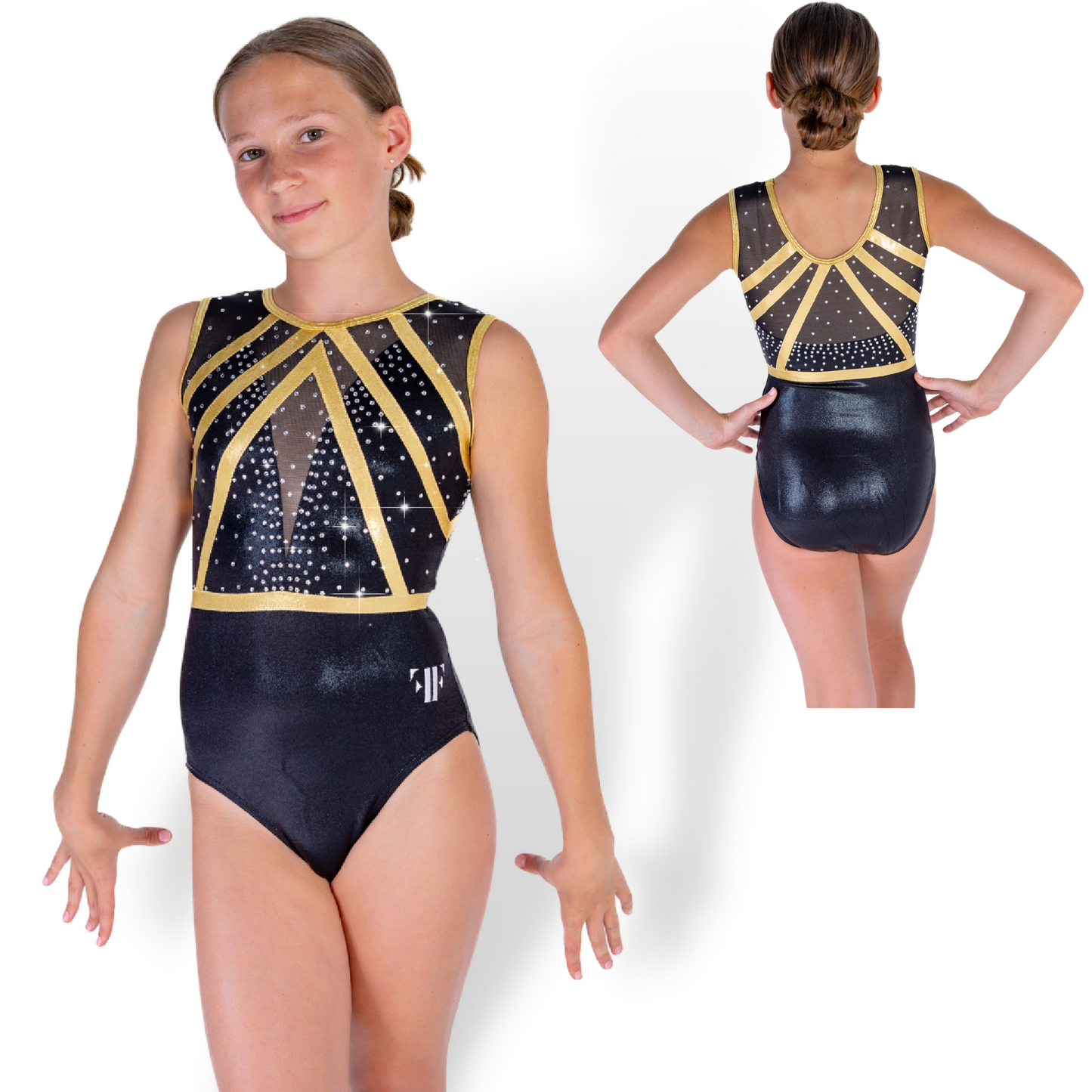 Grace Leotard - Gold 26"