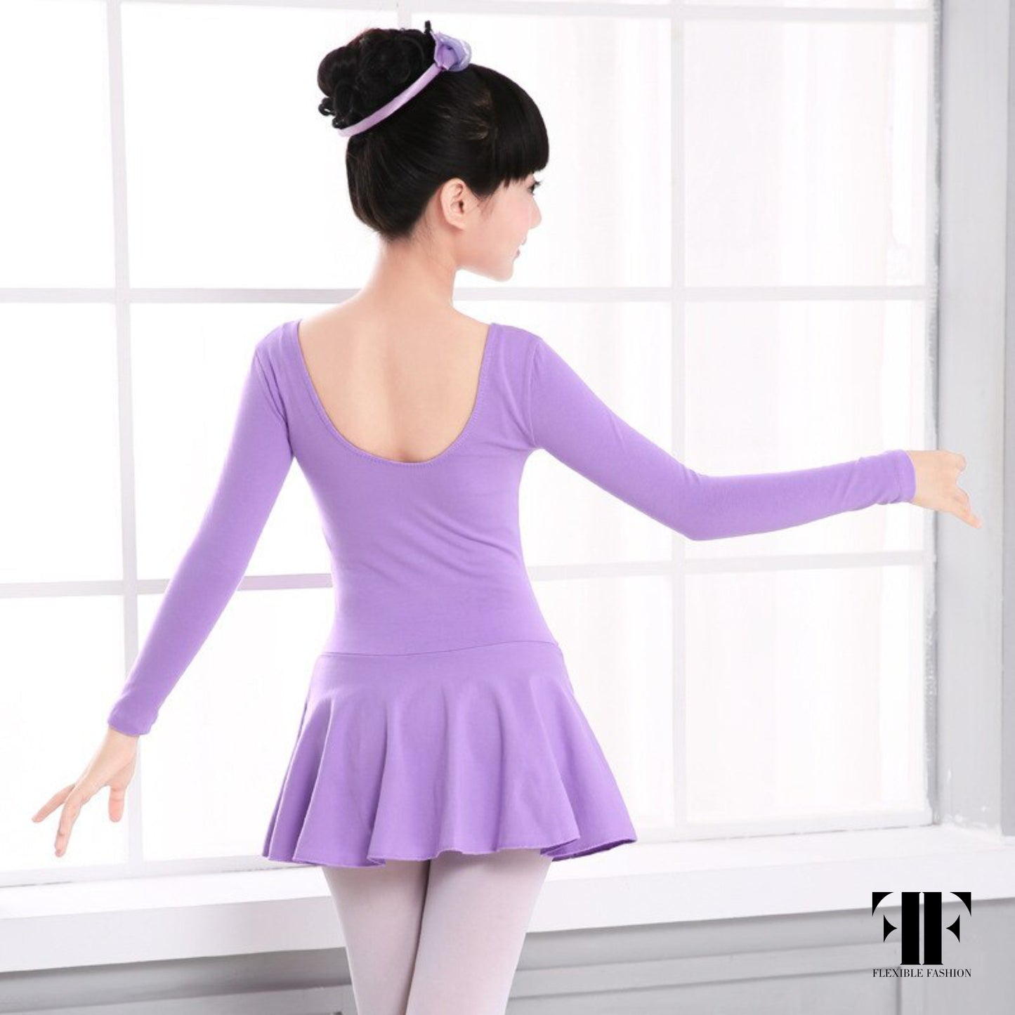 Long sleeve ballet leotard
