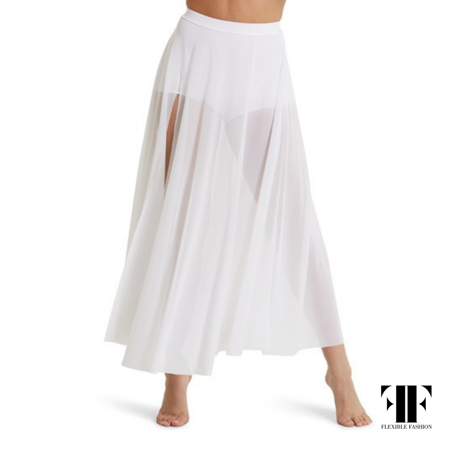 Maxi mesh skirt