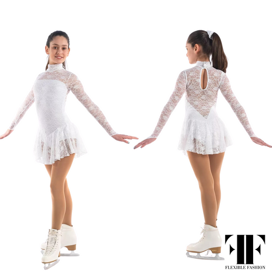 Figure lace leotard