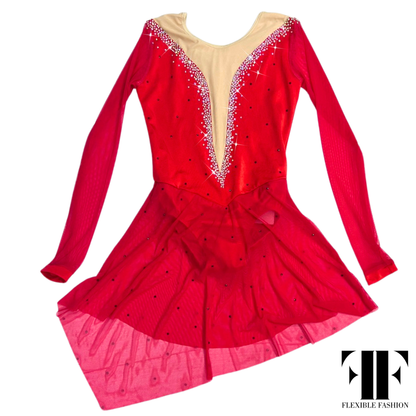 Red Dream leotard 11-12yr