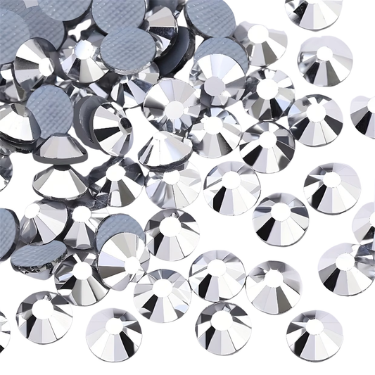 Rhinestones - Metallic silver