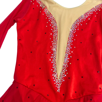 Red Dream leotard 11-12yr