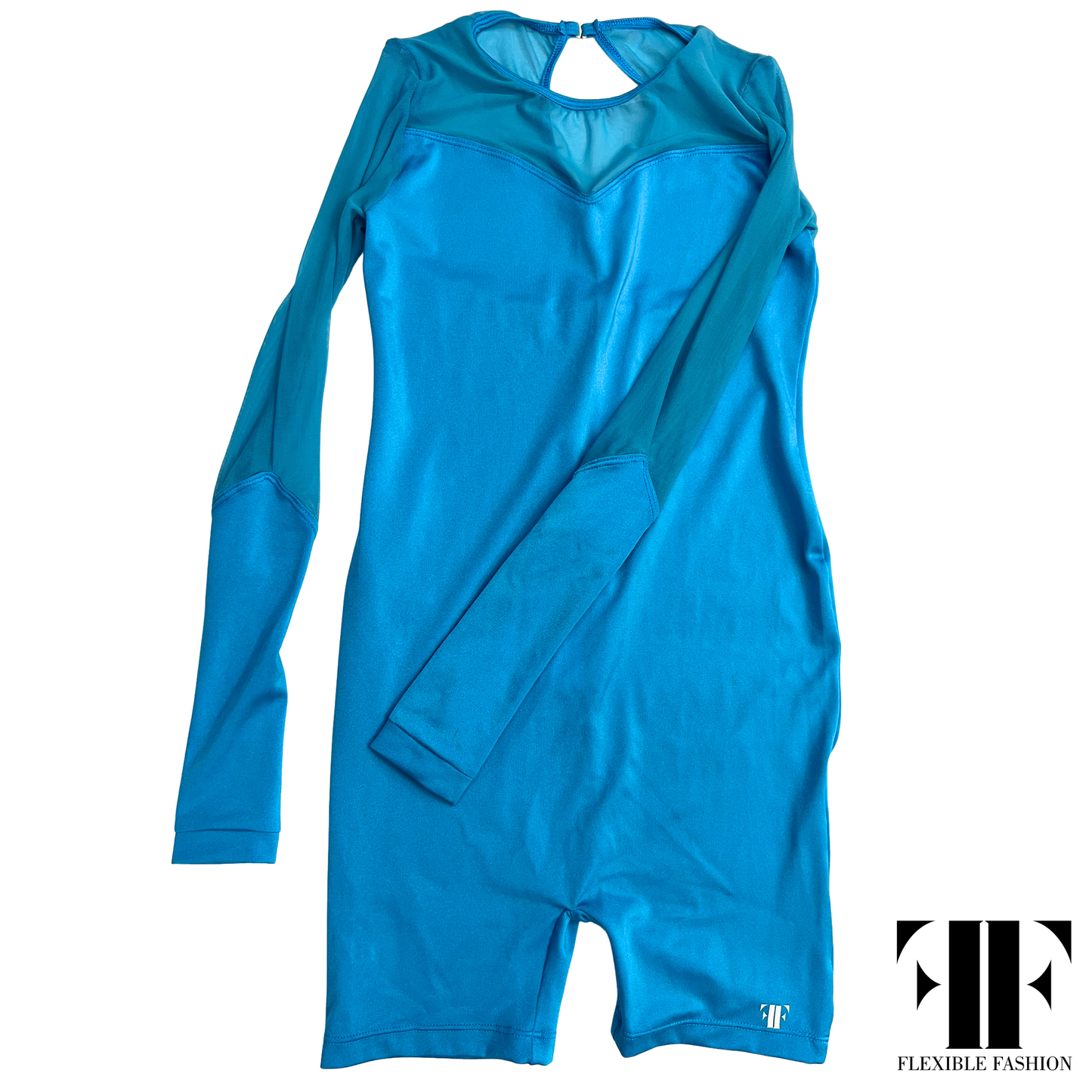 Teal unitard 13-14yr