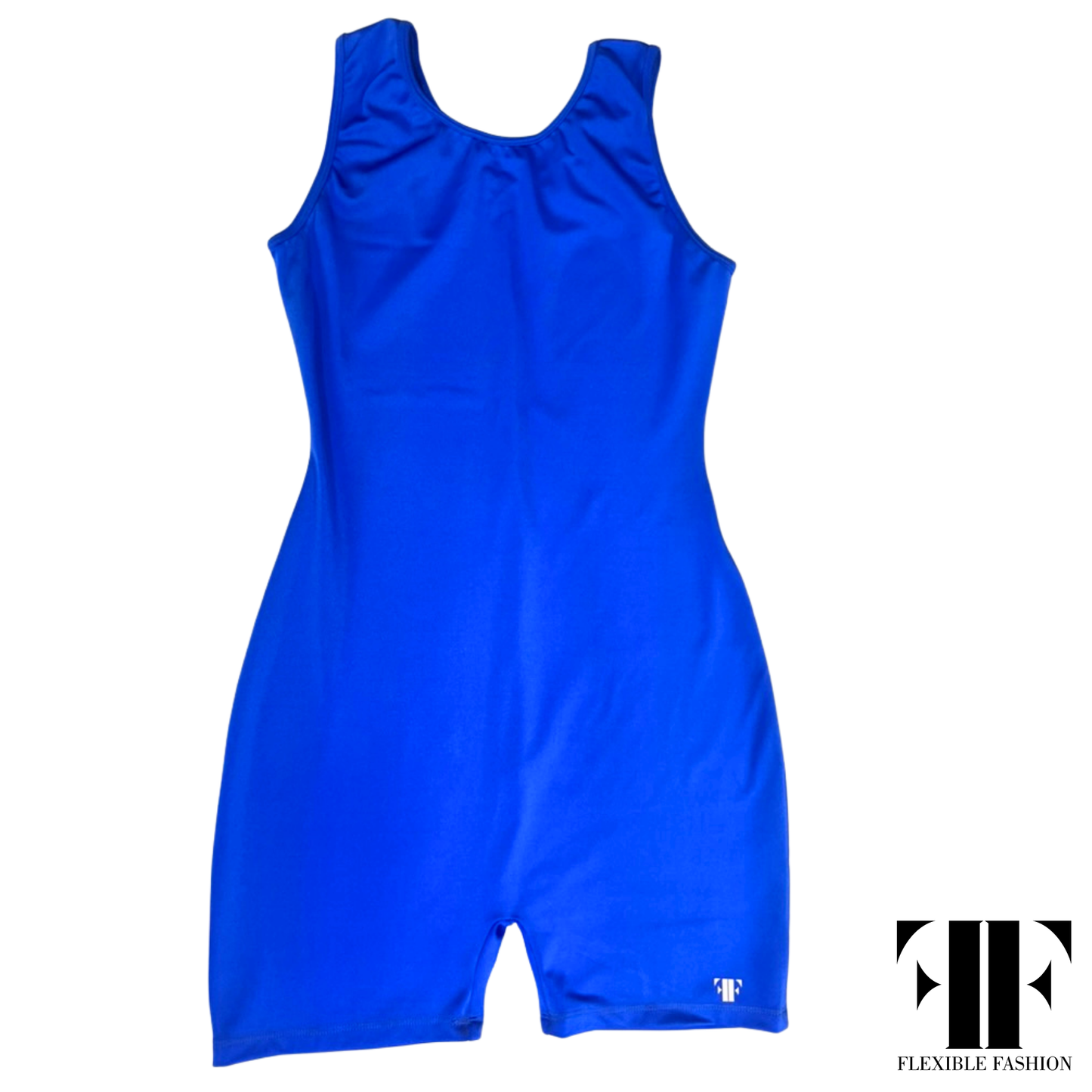 Royal blue unitard - medium