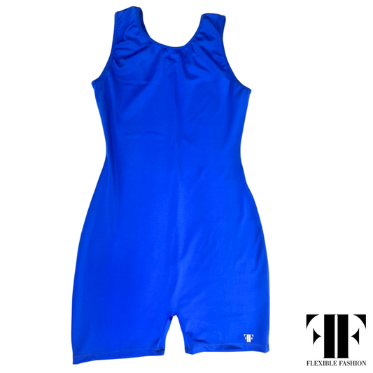 Royal blue unitard - medium