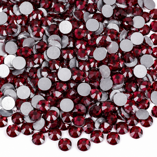 Rhinestones - Deep red