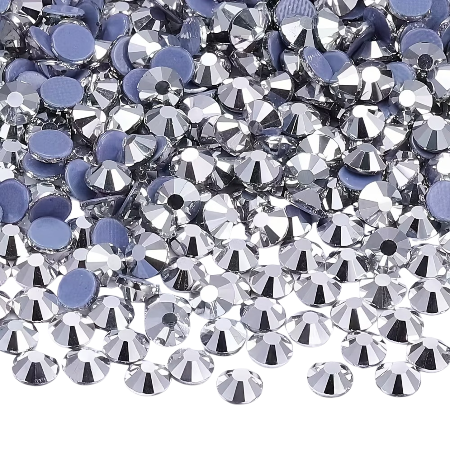 Rhinestones - Metallic silver