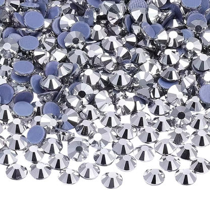 Rhinestones - Metallic silver