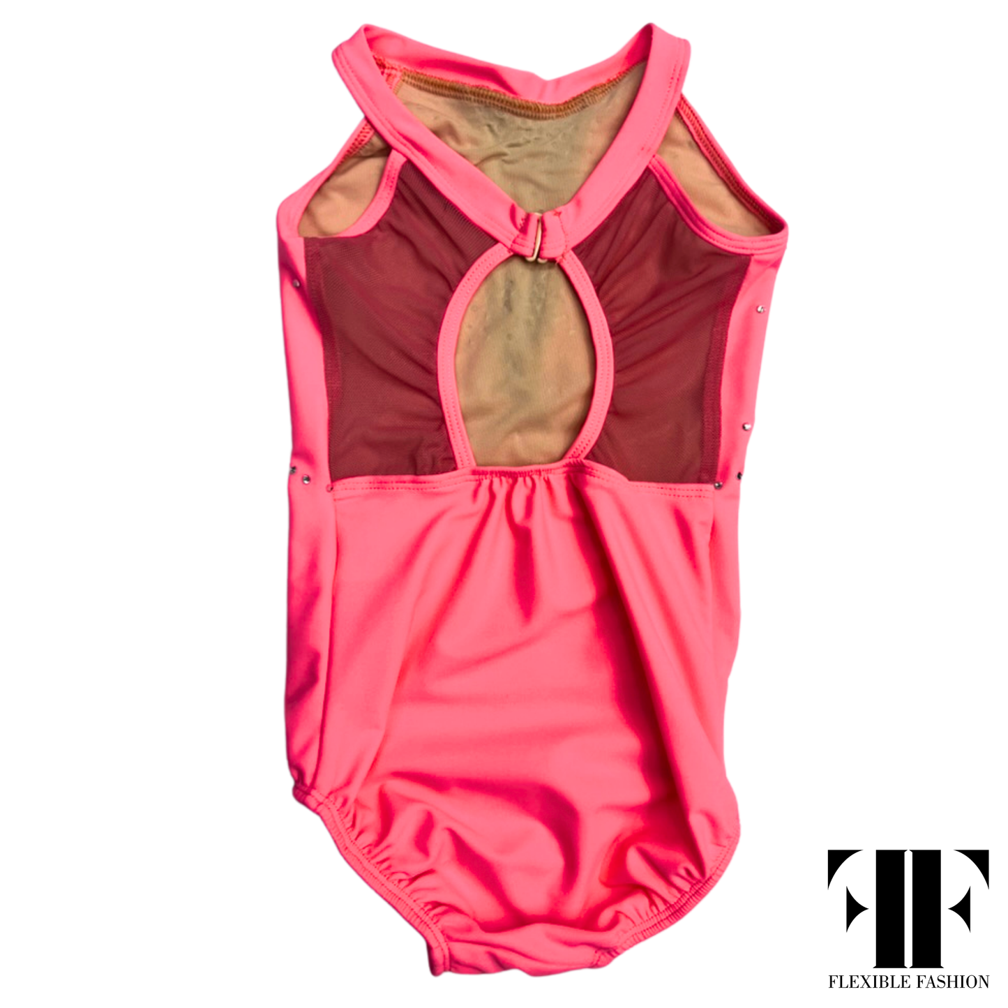 New Coral leotard (11-12yr, 13-14yr)