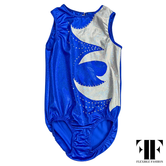 Glitz royal twirl leotard  11-12yr / Small