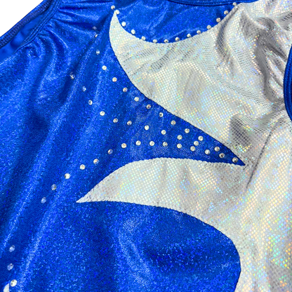 Glitz royal twirl leotard  11-12yr / Small