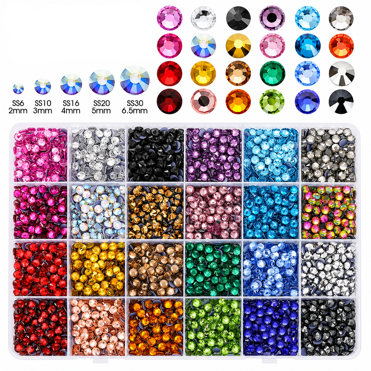 Rhinestones - Complete colour set