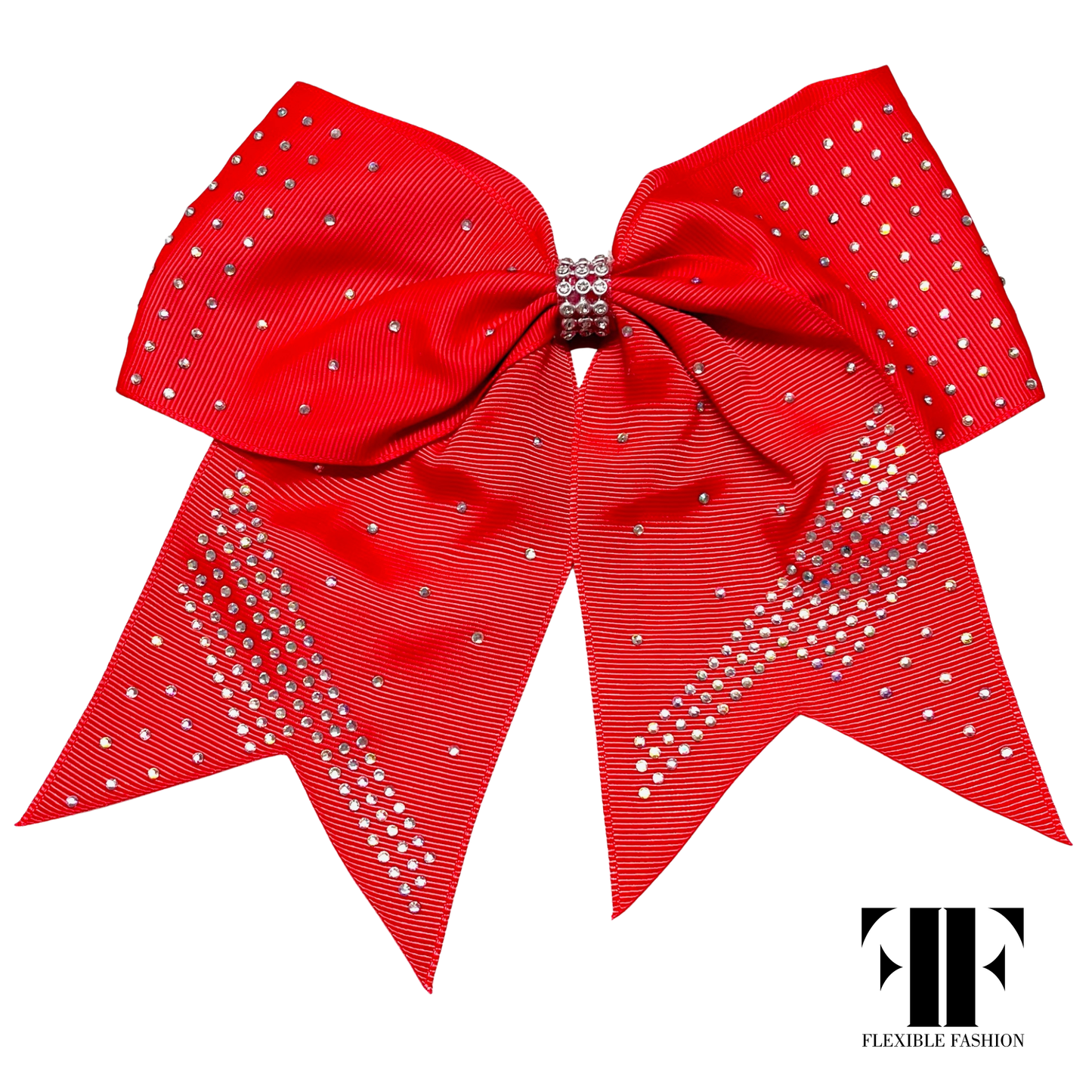 Star rhinestone bows - Large