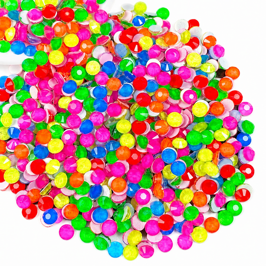 Rhinestones - Neon mix