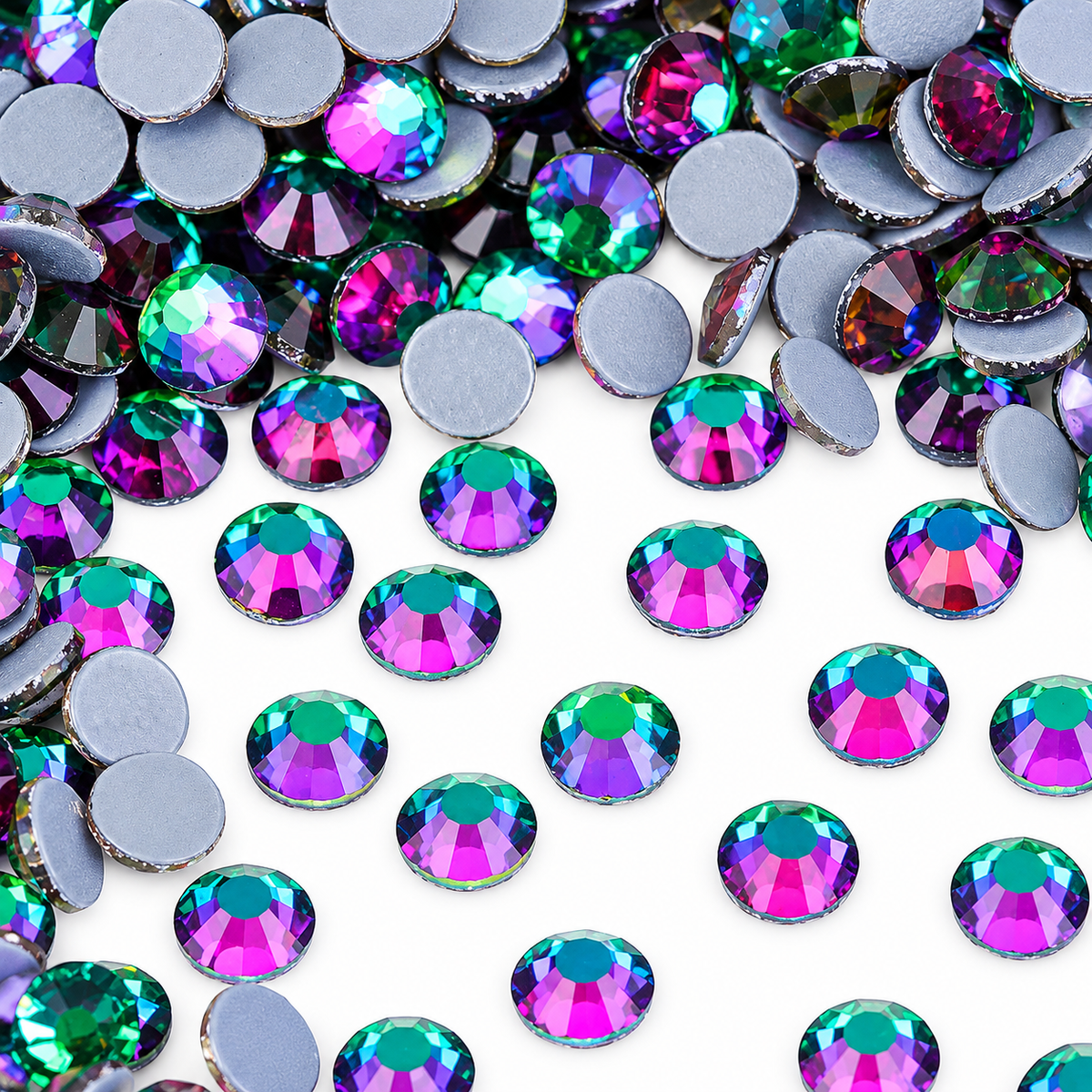 Rhinestones - AB green