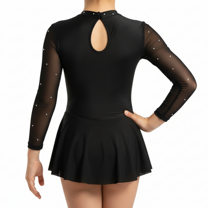 Mesh sleeve Rhythmic leotard
