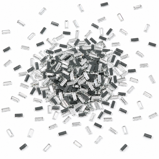 Rhinestones - Clear Baguette