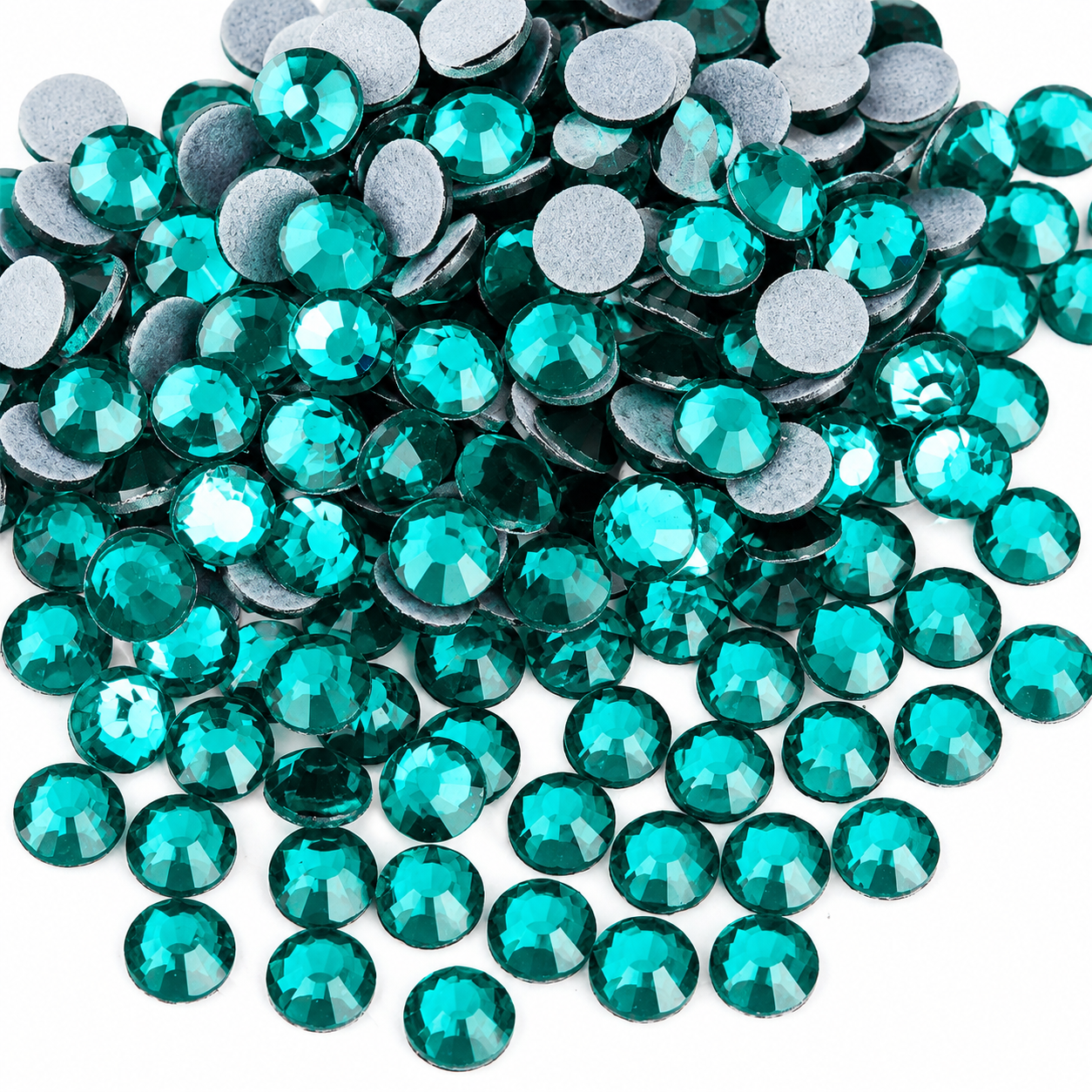 Rhinestones - Teal green