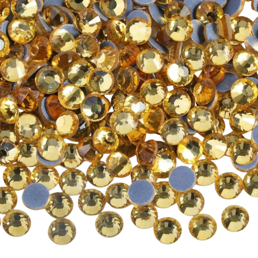 Rhinestones - light Topaz