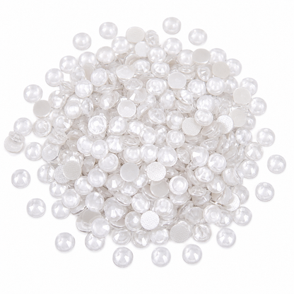 Rhinestones - White neon