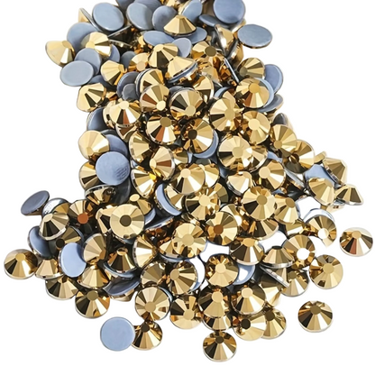 Rhinestones - Metallic gold