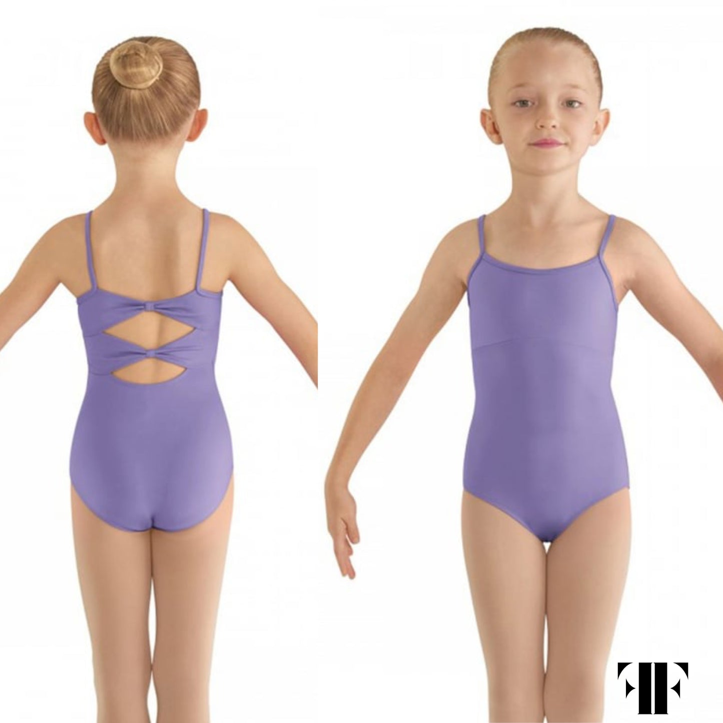 Pinched back leotard - Lilac (Small)