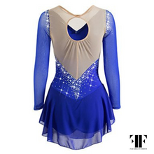 Load image into Gallery viewer, Rhythmic royal glitz leotard
