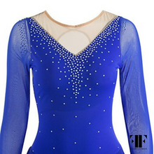 Load image into Gallery viewer, Rhythmic royal glitz leotard
