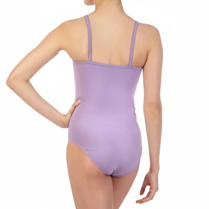 Lilac shoostring leotard - Small girls gymnastics leotard by Flexible Fashion