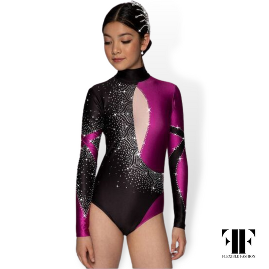 Crystal crown Leotard 3-4yr