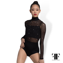 Load image into Gallery viewer, Crystal crest leotard - Multiple colours available
