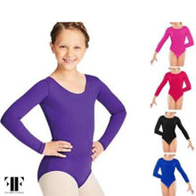 Load image into Gallery viewer, Long Sleeve lycra leotard - Available in matt and shine
