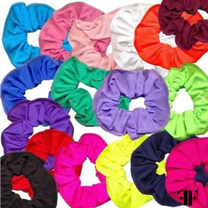 Lovely Lycra Scrunchies  - Available in multiple colours