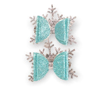 Load image into Gallery viewer, Frozen leotard with frozen bows
