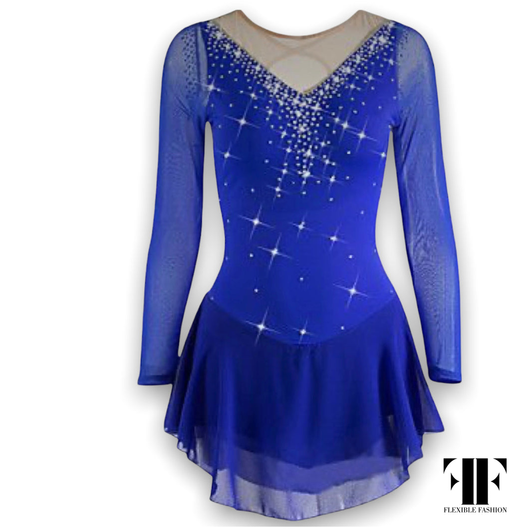 Rhythmic royal glitz leotard