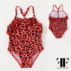 Leopard print swimwear 3-4yr