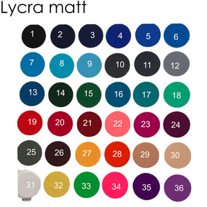 Sleeveless lycra leotard - Available in matt and shine